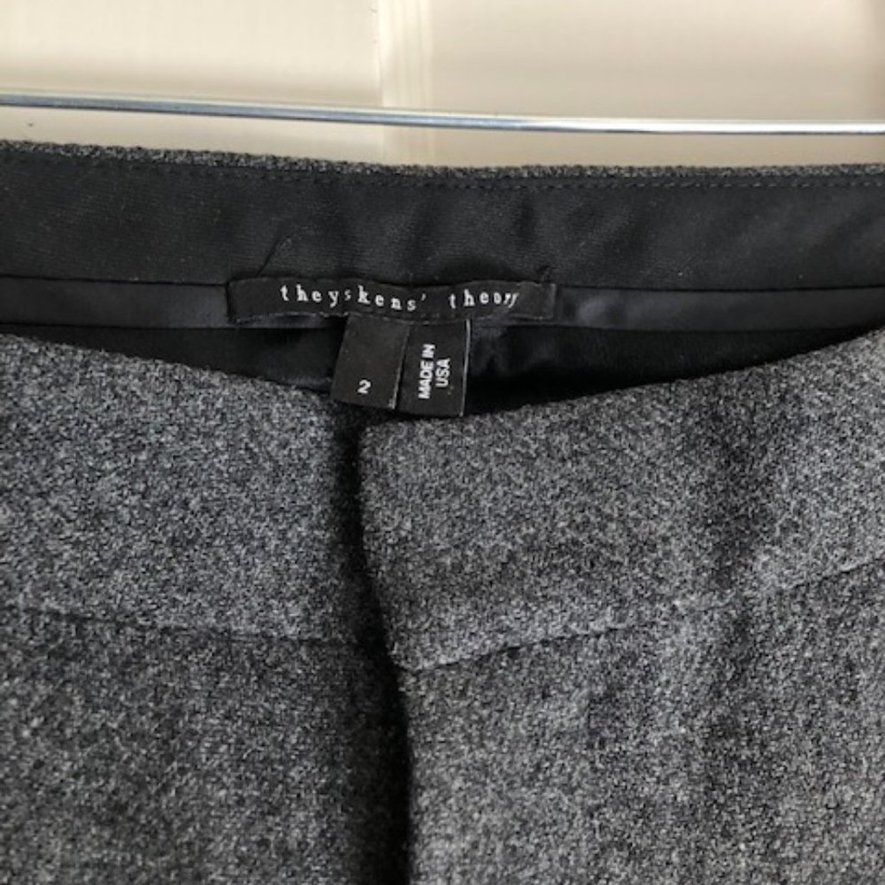 Theysken's Theory Wool Silk "Plere" Pants Size 2
